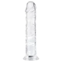 EasyToys - zselés dildó - 18cm (átlátszó)