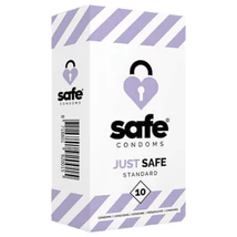 SAFE Just Safe - standard óvszer - vanília (10db)