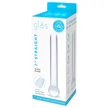 GLAS - klasszikus üveg dildó (átlátszó)