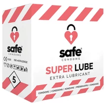 SAFE Super Lube - extra síkos óvszer (5db)
