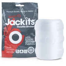 Screaming Jackits - maszturbátor, heregyűrű és nyújtó (átlátszó)