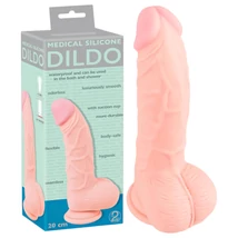 You2Toys - Medical - orvosi szilikon dildó (20 cm, testszínű)