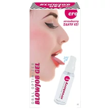 HOT - Blowjob Gel - orál síkosító gél - eper (50 ml)