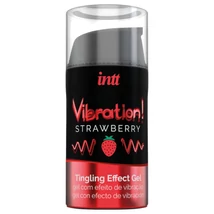 Intt Vibration! - folyékony vibrátor - eper (15 ml)