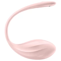 Satisfyer Ribbed Petal - hordható rádiós vibrációs tojás (pink)