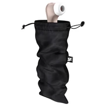 Satisfyer Treasure Bag L - diszkrét tároló táska - közepes (fekete)