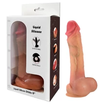 FeelSkin - ultra realisztikus herés dildó - natúr (21 cm)