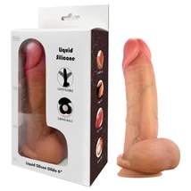 FeelSkin - ultra realisztikus herés dildó - natúr (16 cm)