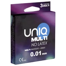 Uniq - latexmentes óvszer (3 db)
