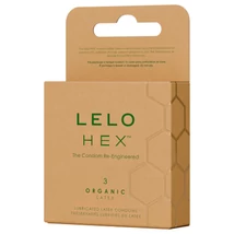 LELO Hex Organic - potencia óvszer (3 db)