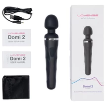 Lovense Domi 2 - App-vezérelt masszírozó vibrátor (fekete)