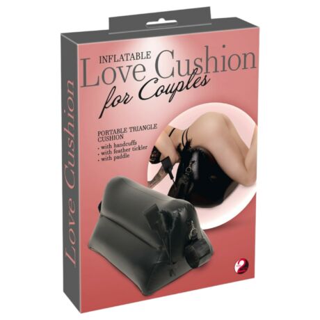 You2Toys Love Cushion - felfújható szexpárna szett (fekete)