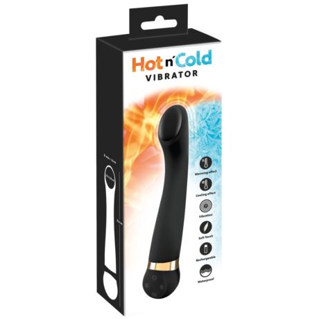 You2Toys Hot 'n Cold - akkus, hűtő-melegítő G-pont vibrátor (fekete)