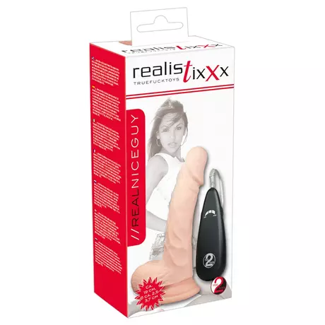 realistixxx Valódi, natúr vibrátor (17,5cm)