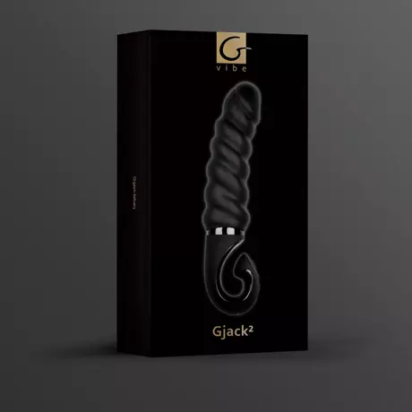 Gvibe G-jack 2- akkus, vízálló szilikon vibrátor (fekete)