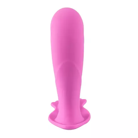 SMILE G-Spot Panty - akkus, rádiós felcsatolható vibrátor (pink)