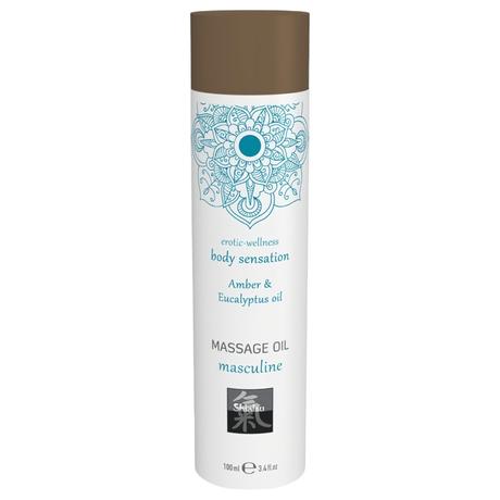 Shiatsu Masculine - masszázsolaj - borostyán-eukaliptusz (100ml)