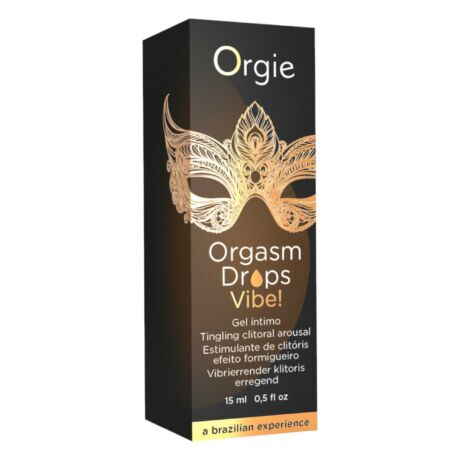 Orgie Orgasm Drops Vibe - bizsergető intim gél nőknek (15ml)