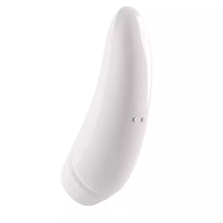 Satisfyer Curvy 1+ - okos léghullámos csiklóizgató (fehér)