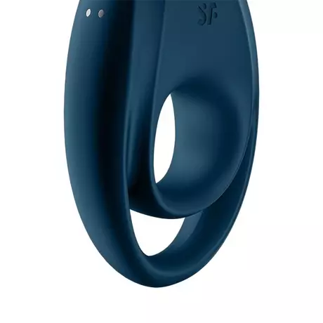 Satisfyer Incredible Duo - akkus, vibrációs péniszgyűrű (kék)