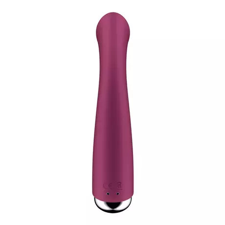 Satisfyer Spinning G-Spot 1 - forgó fejes G-pont vibrátor (piros)