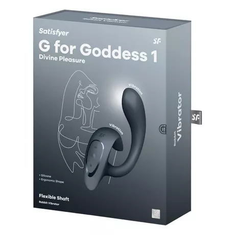 Satisfyer G for Goddess 1 - csikló- és G-pont vibrátor (szürke)