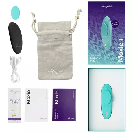 We-Vibe Moxie+ - rádiós, okos csiklóvibrátor (türkiz)