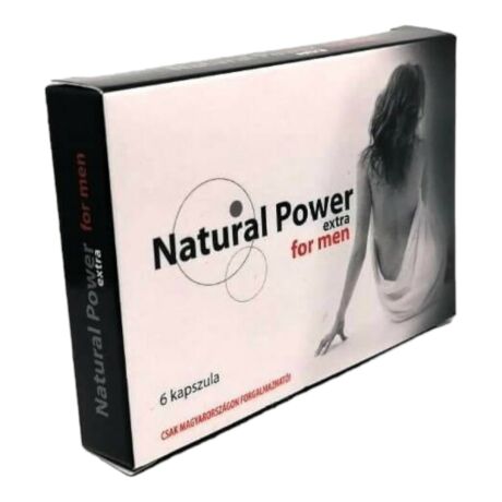 Natural Power - étrendkiegészítő kapszula férfiaknak (6db)
