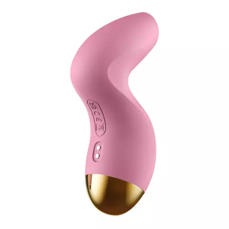 Svakom Pulse Pure - akkus, léghullámos csiklóizgató (pink)