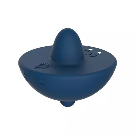 Puissante Toupie - vízálló, akkus csiklóizgató vibrátor (kék)