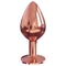 Dorcel Diamond Plug M - alumínium anál plug (rosegold)
