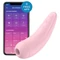 Satisfyer Curvy 2+ - okos léghullámos csiklóizgató (pink)