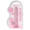 REALROCK - átlátszó élethű dildó - pink (17cm)