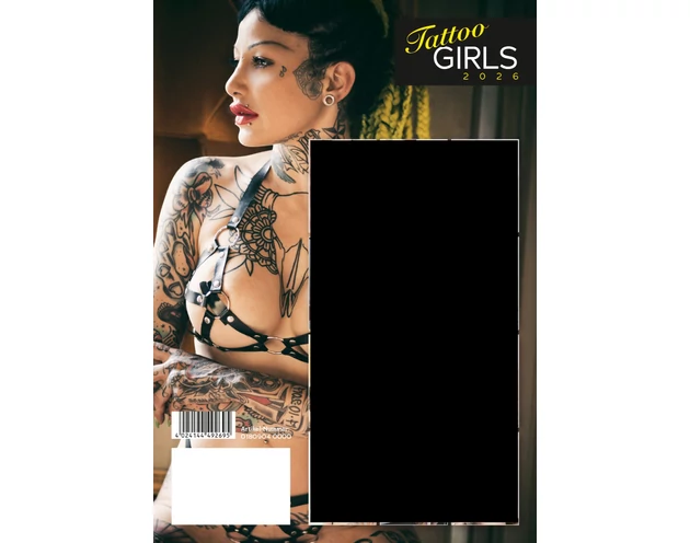Tattoo Girls - tetovált női naptár - 2026