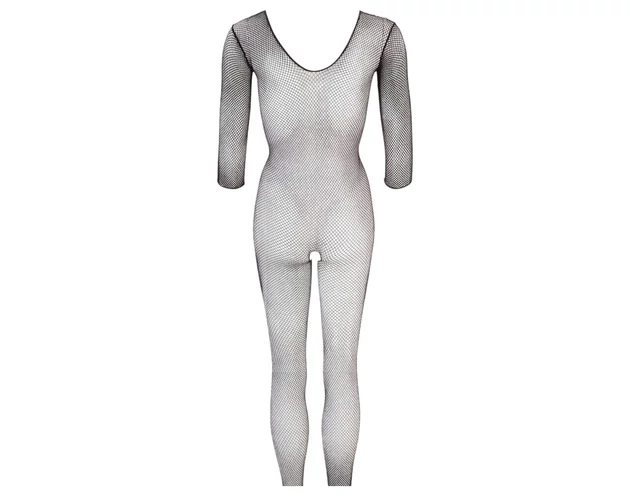 NO:XQSE - Egészalakos necc overál - fekete (S-L)