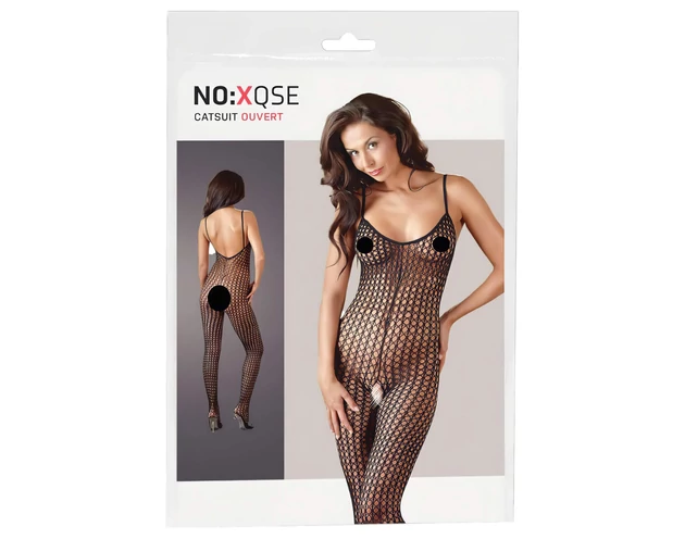 NO:XQSE - nyitott necc overál (fekete)