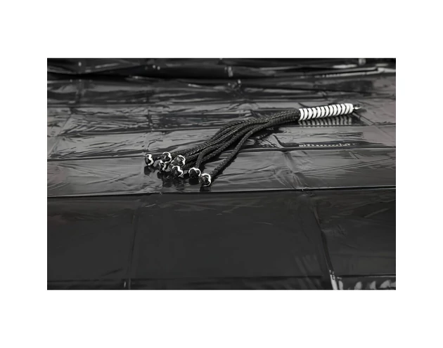 Lakk lepedő - 200x230cm (fekete)