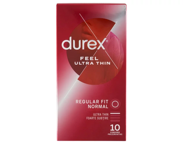 Durex Feel Ultra Thin - ultra élethű óvszer (10db)