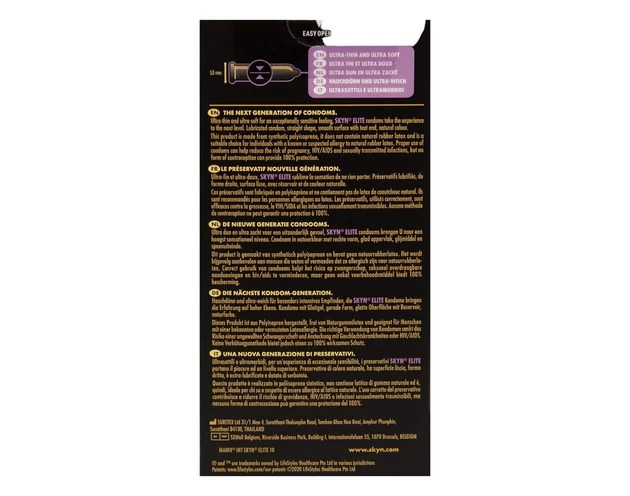 Manix SKYN Elite - ultra vékony latexmentes óvszer (10db)