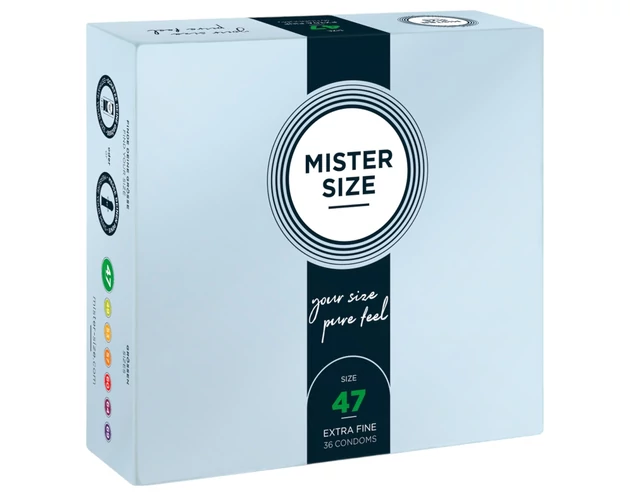 Mister Size vékony óvszer - 47mm (36db)