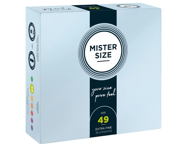 Mister Size vékony óvszer - 49mm (36db)