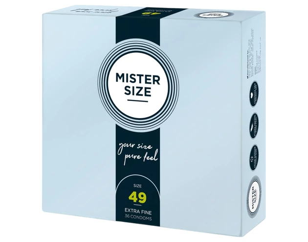 Mister Size vékony óvszer - 49mm (36db)