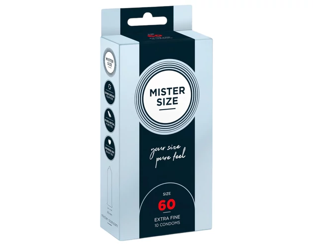 Mister Size vékony óvszer - 60mm (10db)