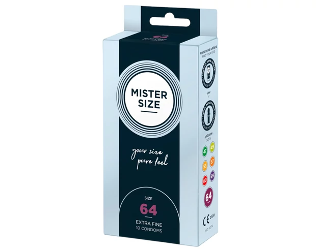 Mister Size vékony óvszer - 64mm (10db)