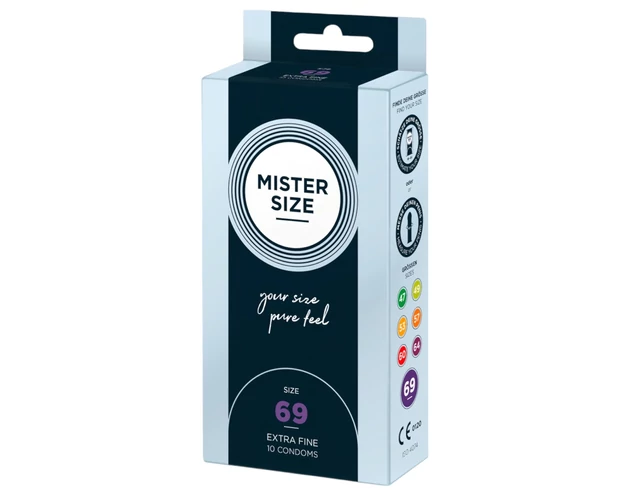 Mister Size vékony óvszer - 69mm (10db)