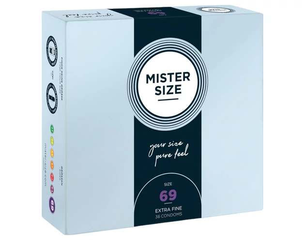 Mister Size vékony óvszer - 69mm (36db)