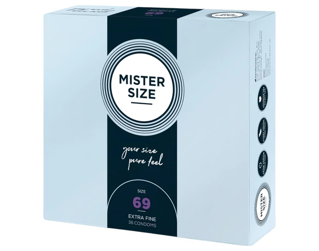 Mister Size vékony óvszer - 69mm (36db)