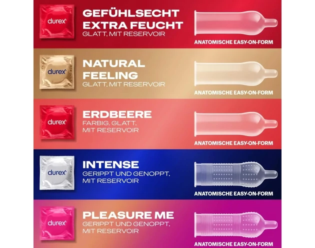 Durex Love Mix - óvszer csomag (40db)