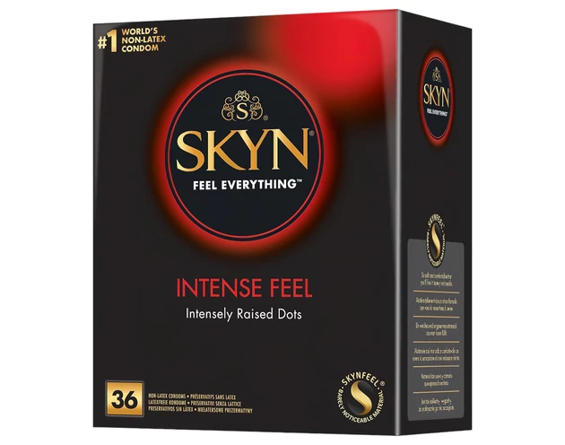 Manix SKYN Intense Fell - latexmentes vegán óvszer (36db)