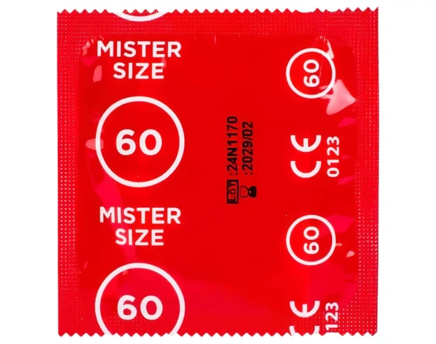 Mister Size óvszer Tesztcsomag Péniszmérővel - 3db